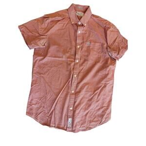 PENGUIN by Munsingwear Orange S/S Heritage Slim Fit Button Down Shirt Top M
